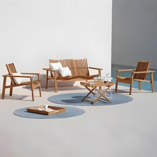 Solid Wood Table and Chair Set