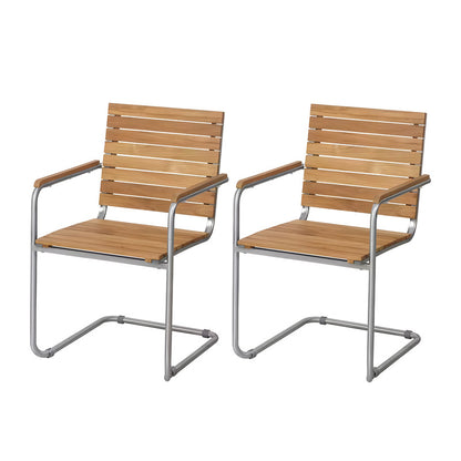 5-Piece Outdoor Solid Teak Dining Set