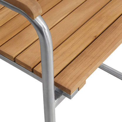 5-Piece Outdoor Solid Teak Dining Set