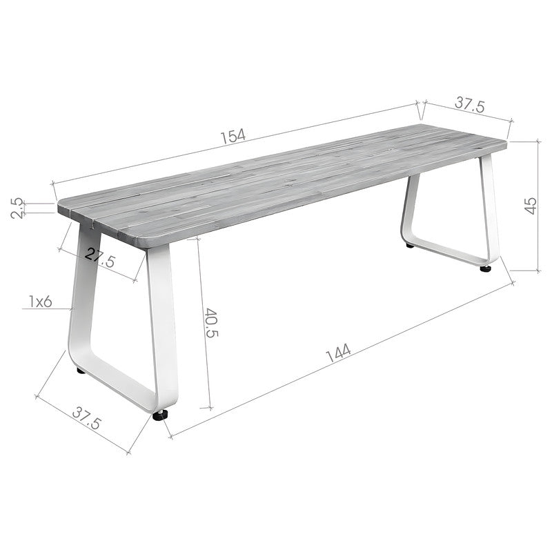 3-Piece Garden Picnic Table Set