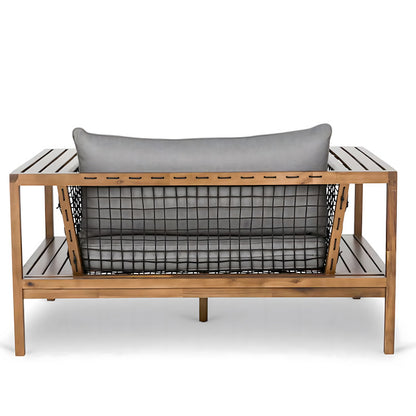 Chair Teak Wood with Rope