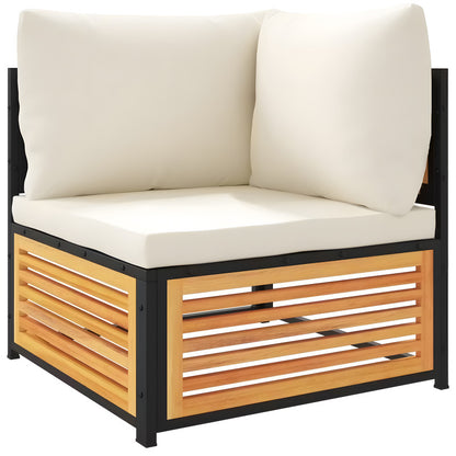 3-Piece Garden Lounge Set with Cushions