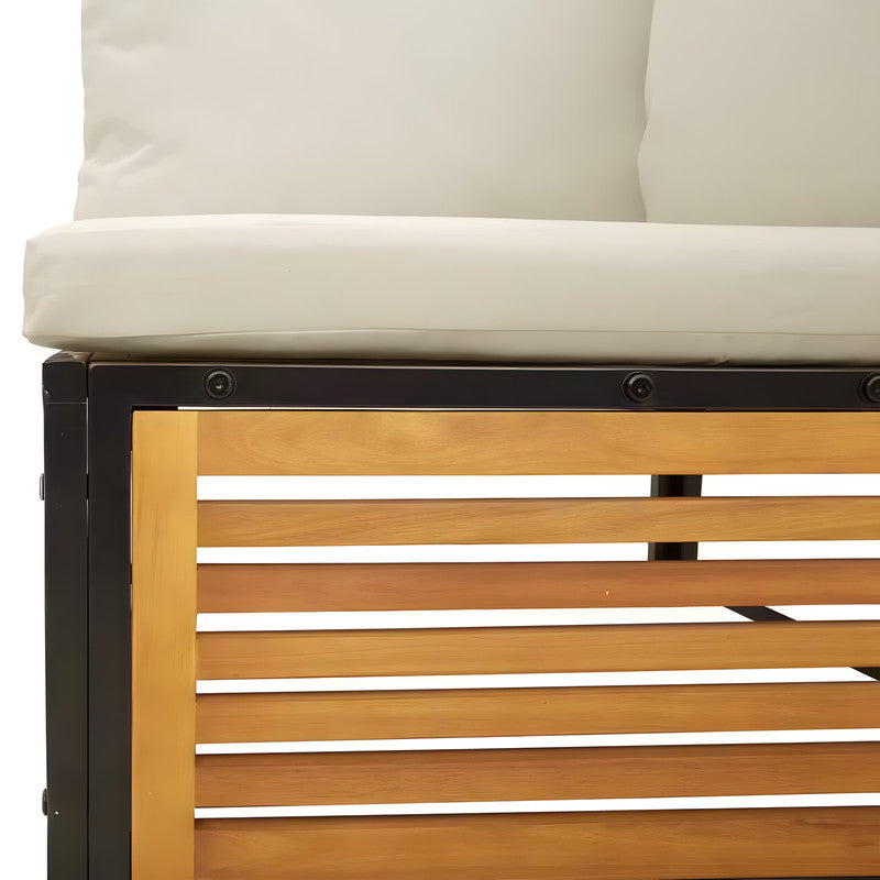 3-Piece Garden Lounge Set with Cushions